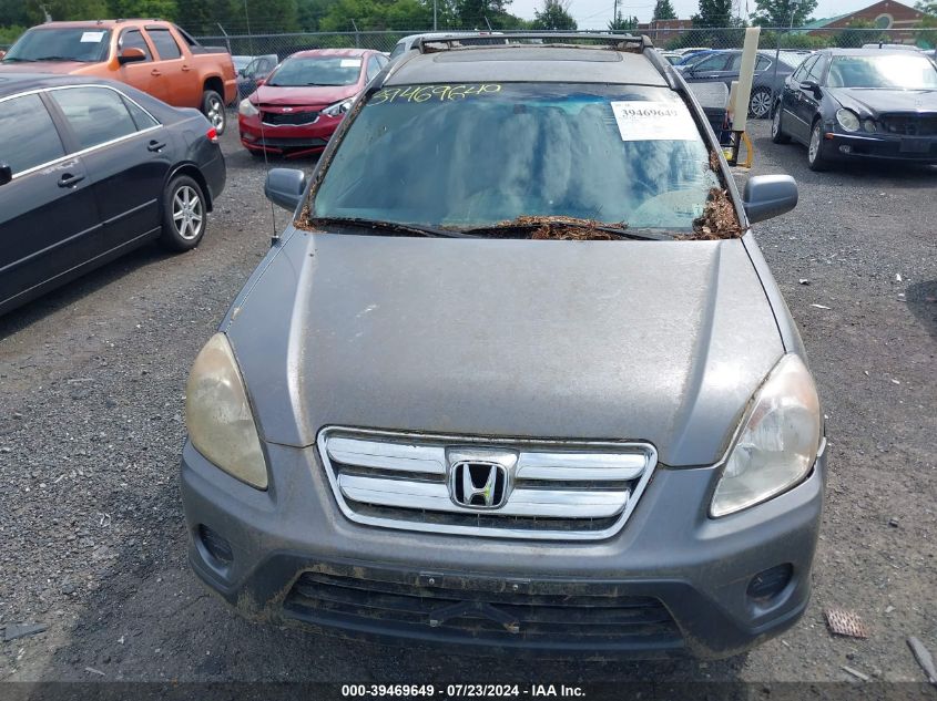 2005 Honda Cr-V Se VIN: SHSRD78935U338520 Lot: 39469649