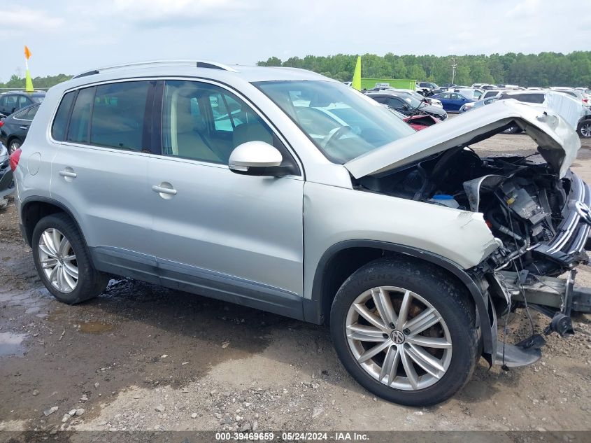 2013 Volkswagen Tiguan Se VIN: WVGBV7AX8DW545389 Lot: 39469659