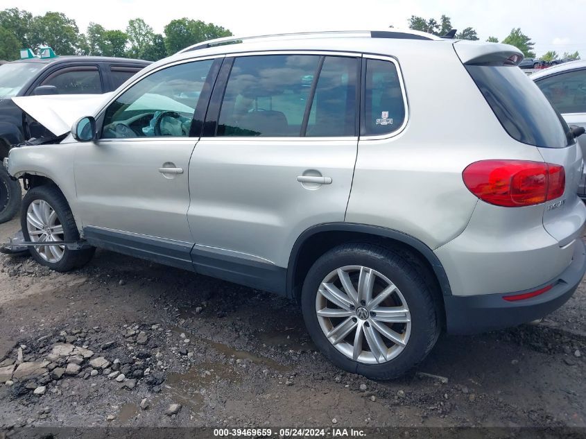 2013 Volkswagen Tiguan Se VIN: WVGBV7AX8DW545389 Lot: 39469659