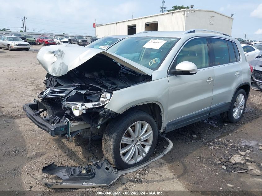 2013 VOLKSWAGEN TIGUAN SE - WVGBV7AX8DW545389