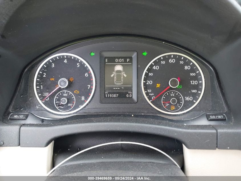 2013 Volkswagen Tiguan Se VIN: WVGBV7AX8DW545389 Lot: 39469659