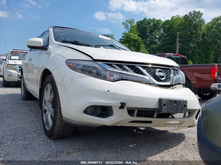 2012 Nissan Murano Le VIN: JN8AZ1MW0CW209940 Lot: 39469731