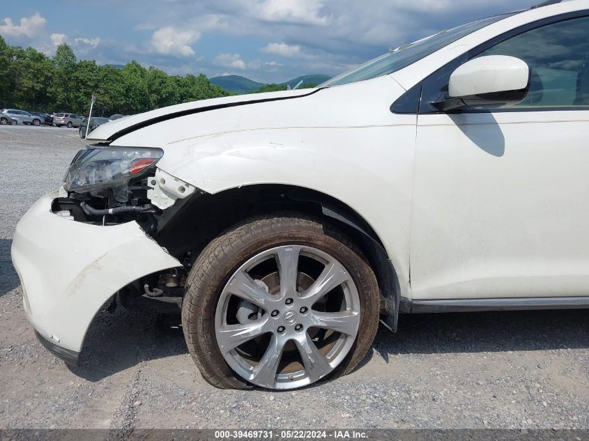 2012 Nissan Murano Le VIN: JN8AZ1MW0CW209940 Lot: 39469731