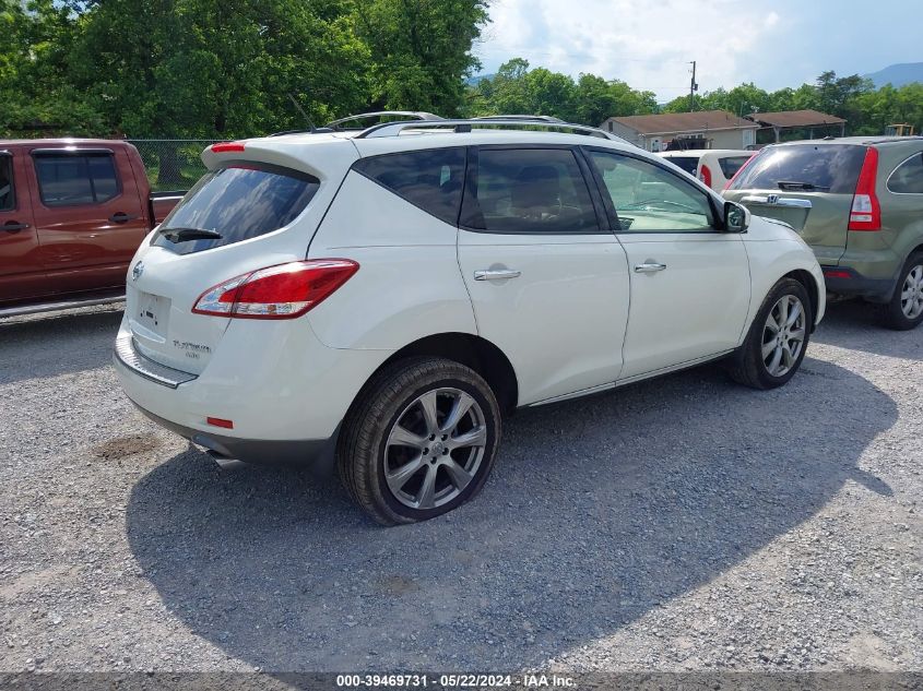 2012 Nissan Murano Le VIN: JN8AZ1MW0CW209940 Lot: 39469731