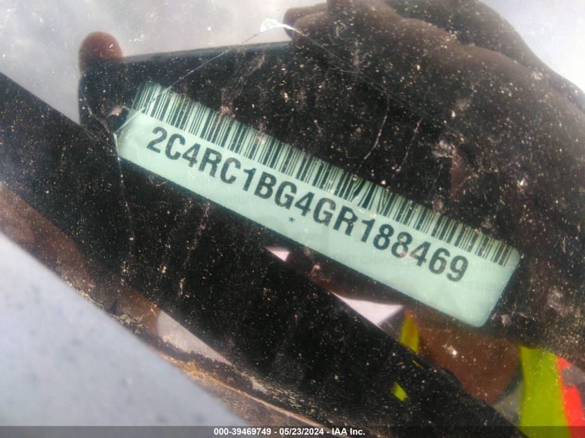 2016 Chrysler Town & Country Touring VIN: 2C4RC1BG4GR188469 Lot: 39469749