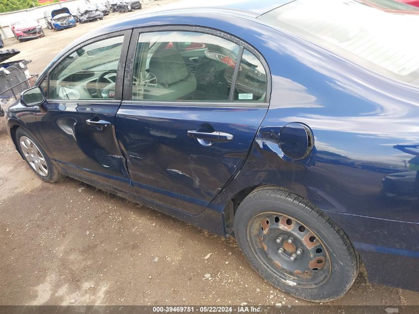 2009 Honda Civic Lx VIN: 1HGFA16549L013556 Lot: 39469751