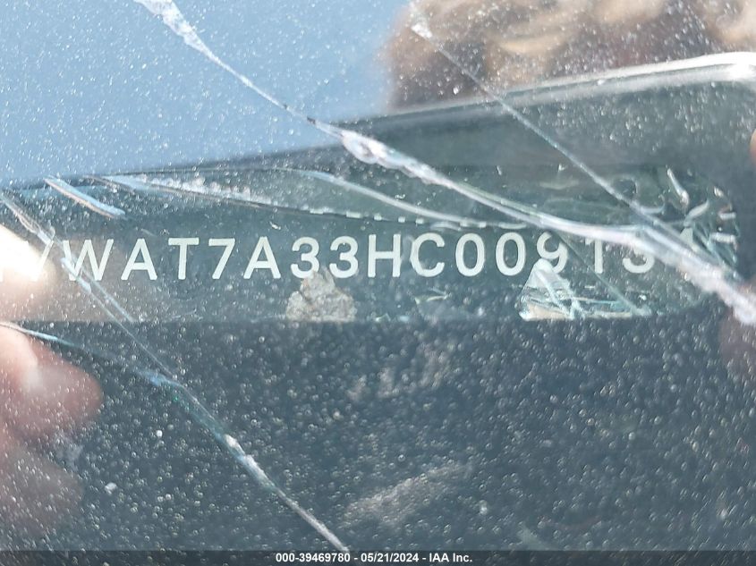 2017 Volkswagen Passat 1.8T S VIN: 1VWAT7A33HC009134 Lot: 39469780