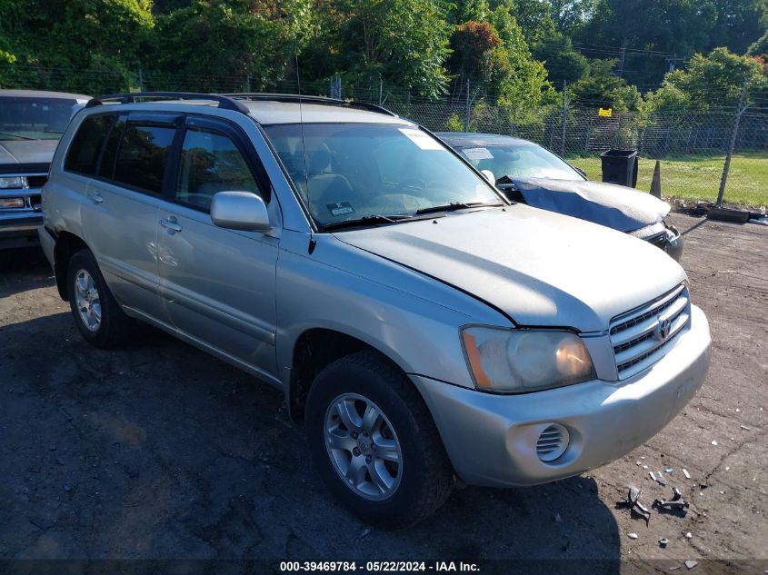 2003 Toyota Highlander V6 VIN: JTEHF21A130105974 Lot: 39469784