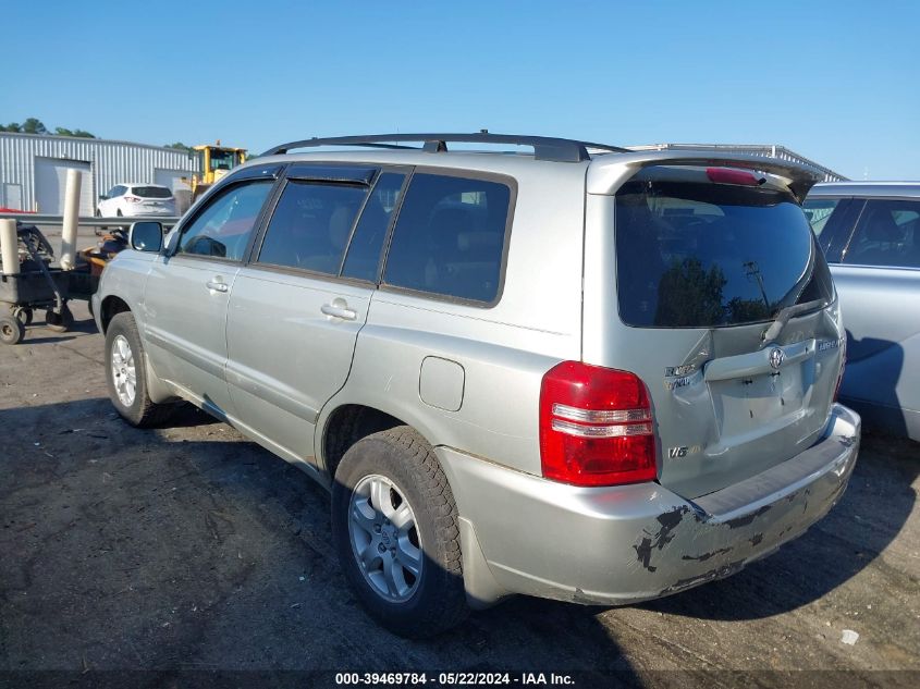 2003 Toyota Highlander V6 VIN: JTEHF21A130105974 Lot: 39469784