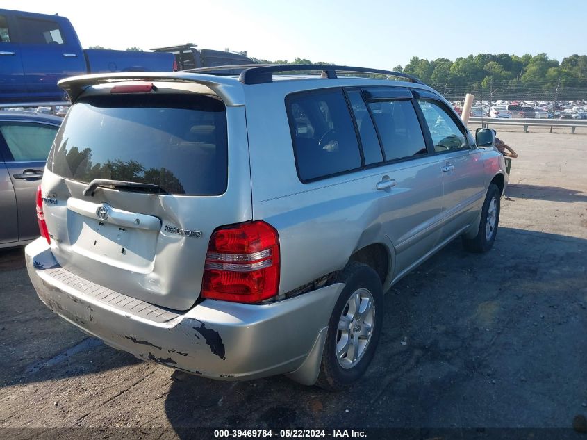 2003 Toyota Highlander V6 VIN: JTEHF21A130105974 Lot: 39469784