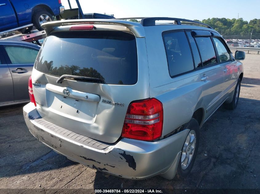 2003 Toyota Highlander V6 VIN: JTEHF21A130105974 Lot: 39469784