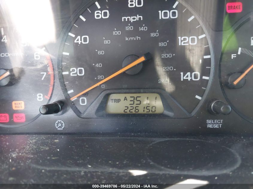 2002 Honda Accord 2.3 Se VIN: 1HGCG56722A084380 Lot: 43946884