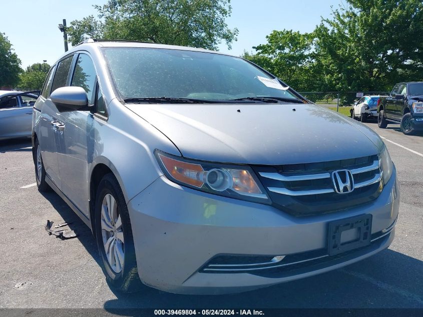 2016 Honda Odyssey Ex-L VIN: 5FNRL5H66GB067167 Lot: 39469804