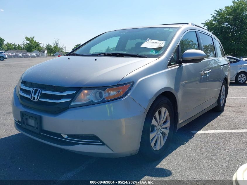 2016 Honda Odyssey Ex-L VIN: 5FNRL5H66GB067167 Lot: 39469804