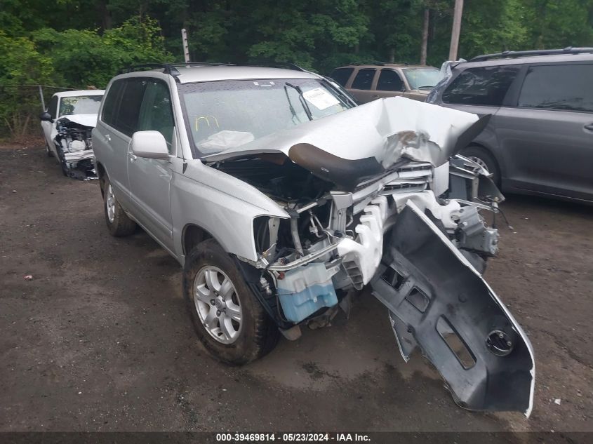 2003 Toyota Highlander V6 VIN: JTEGF21A230106370 Lot: 39469814