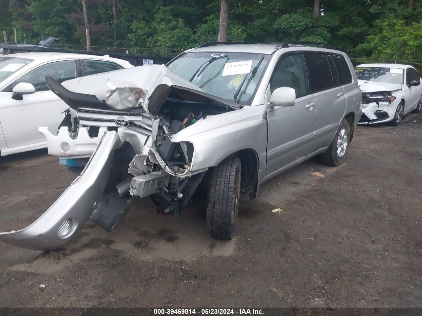 2003 Toyota Highlander V6 VIN: JTEGF21A230106370 Lot: 39469814