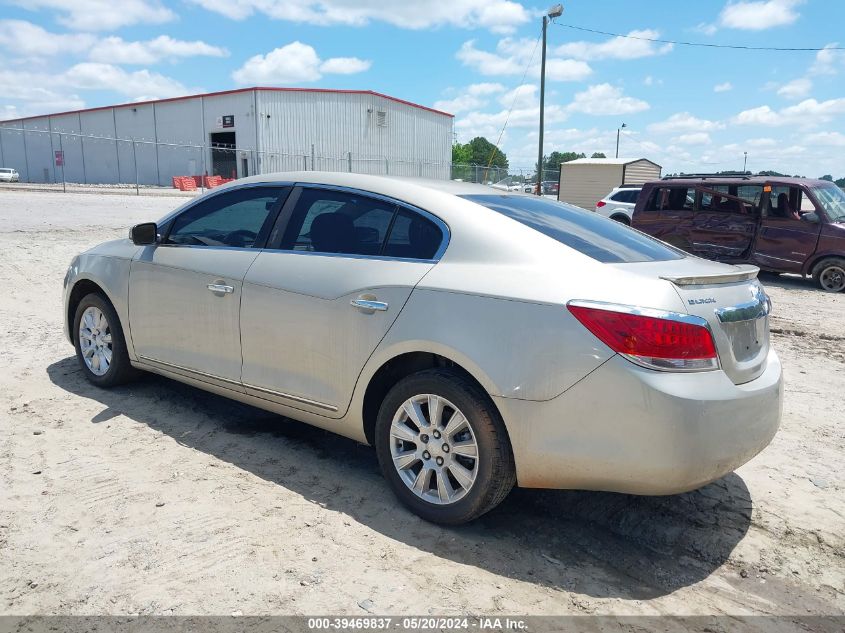 2013 Buick Lacrosse Leather Group VIN: 1G4GC5ER0DF165295 Lot: 39469837