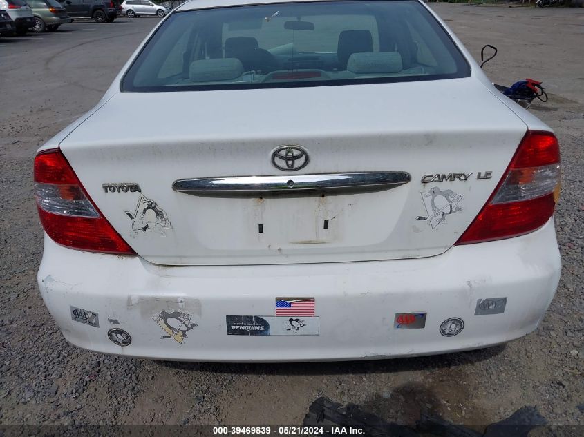 2004 Toyota Camry Le VIN: 4T1BE32K74U318847 Lot: 39469839