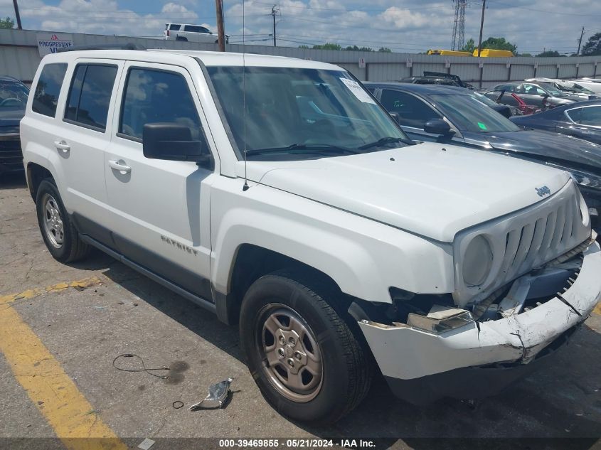 2014 Jeep Patriot Sport VIN: 1C4NJPBA0ED632594 Lot: 39469855