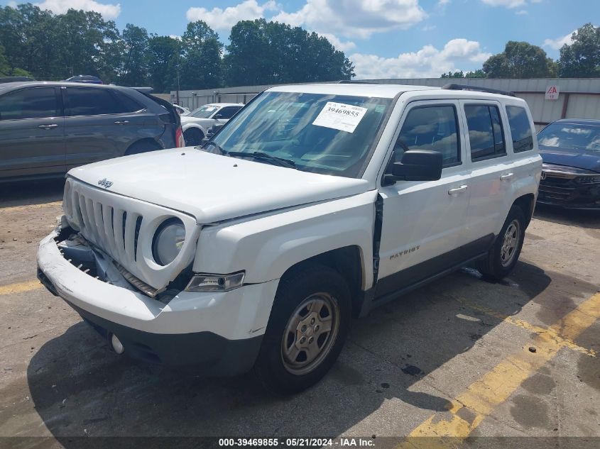 2014 Jeep Patriot Sport VIN: 1C4NJPBA0ED632594 Lot: 39469855