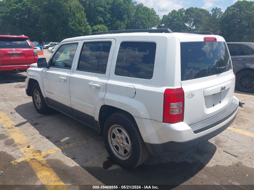 2014 Jeep Patriot Sport VIN: 1C4NJPBA0ED632594 Lot: 39469855