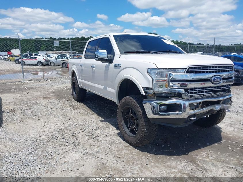 2018 FORD F-150 LARIAT - 1FTEW1E57JKE63452