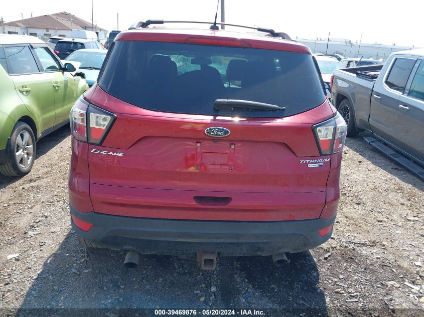 2017 Ford Escape Titanium VIN: 1FMCU9J90HUD03086 Lot: 39469876