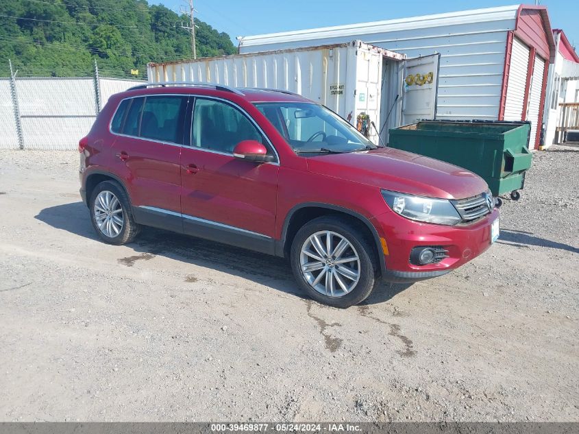 2013 VOLKSWAGEN TIGUAN SE W/SUNROOF   NAV - WVGAV3AX8DW088541