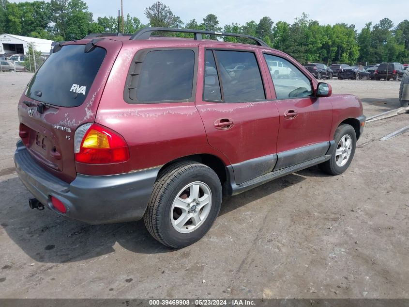 2004 Hyundai Santa Fe Gls VIN: KM8SC13DX4U739066 Lot: 39469908