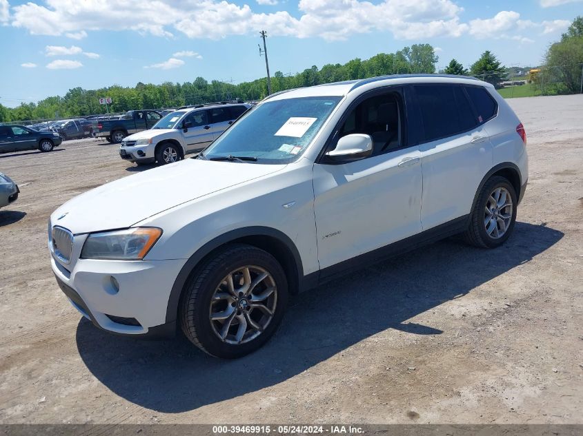 2013 BMW X3 xDrive28I VIN: 5UXWX9C59D0A28999 Lot: 39469915