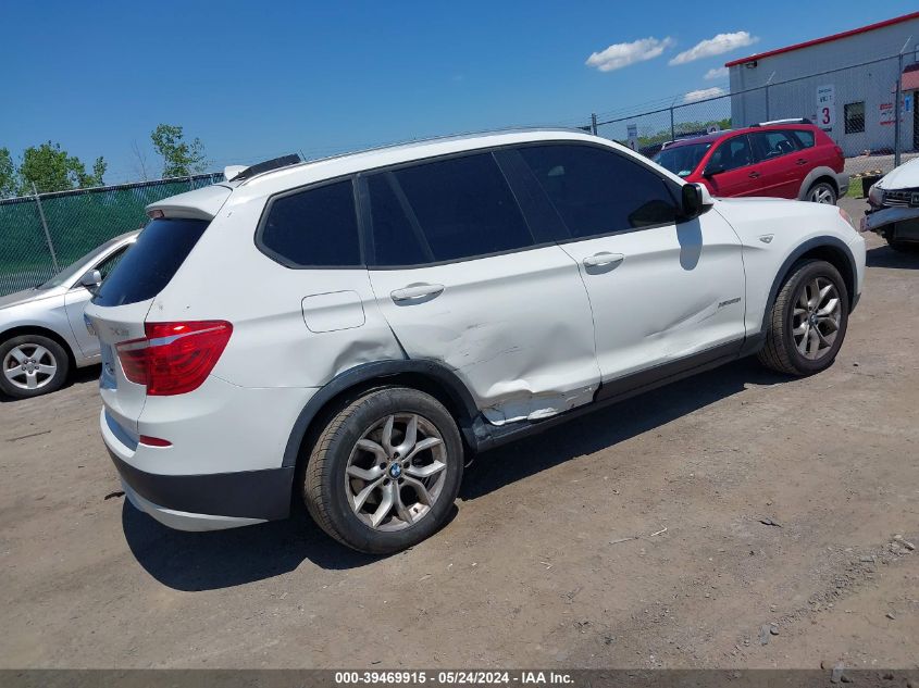 2013 BMW X3 xDrive28I VIN: 5UXWX9C59D0A28999 Lot: 39469915