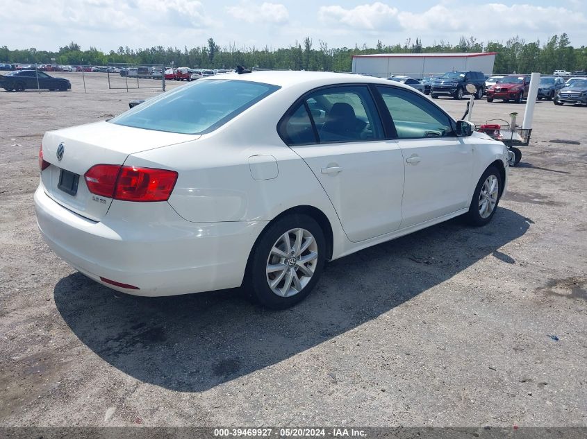 2011 Volkswagen Jetta 2.5L Se VIN: 3VWDX7AJ8BM316630 Lot: 39469927