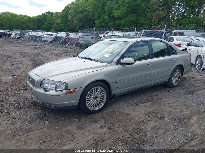 2003 Volvo S80 2.9 VIN: YV1TS92D231311904 Lot: 39469955