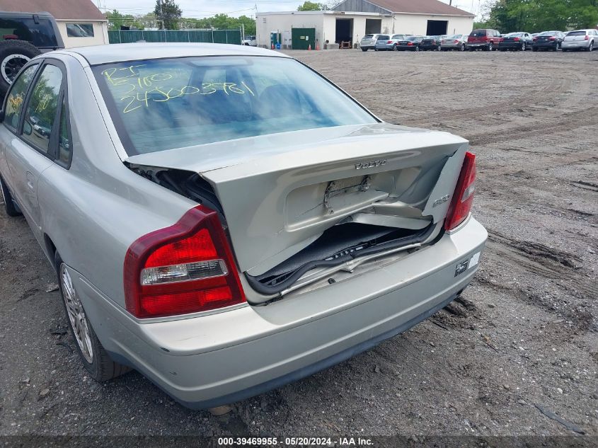 2003 Volvo S80 2.9 VIN: YV1TS92D231311904 Lot: 39469955