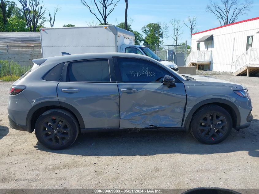 2023 Honda Hr-V Awd Sport VIN: 3CZRZ2H52PM749134 Lot: 39469983