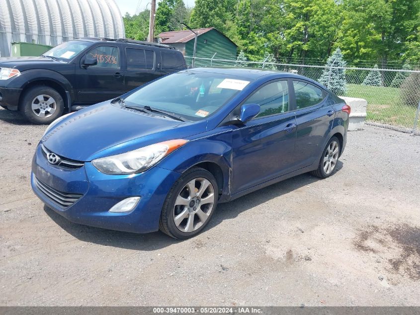 2013 Hyundai Elantra Limited VIN: KMHDH4AE3DU702223 Lot: 39470003