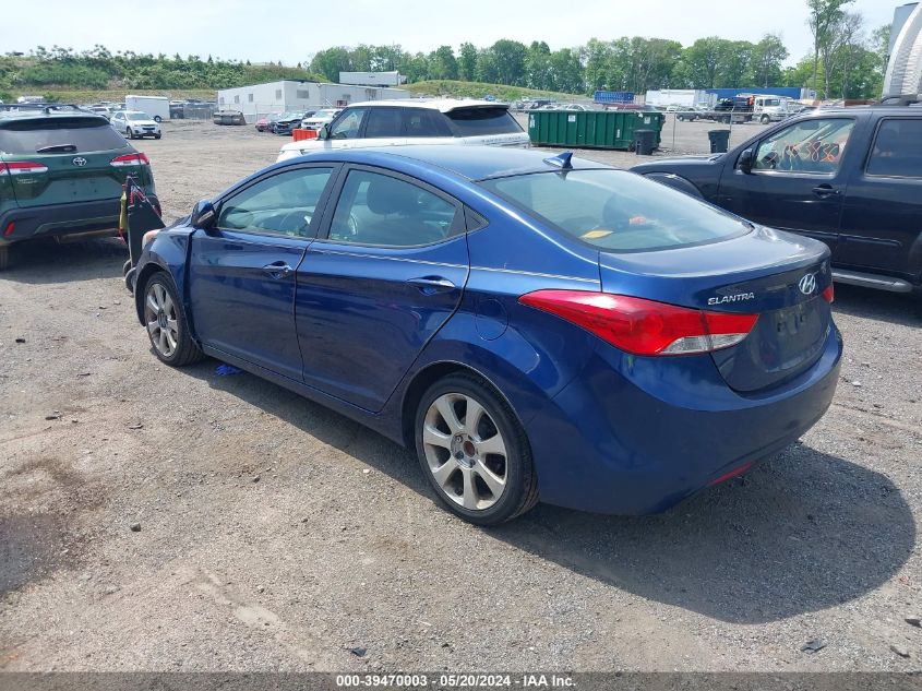 2013 Hyundai Elantra Limited VIN: KMHDH4AE3DU702223 Lot: 39470003