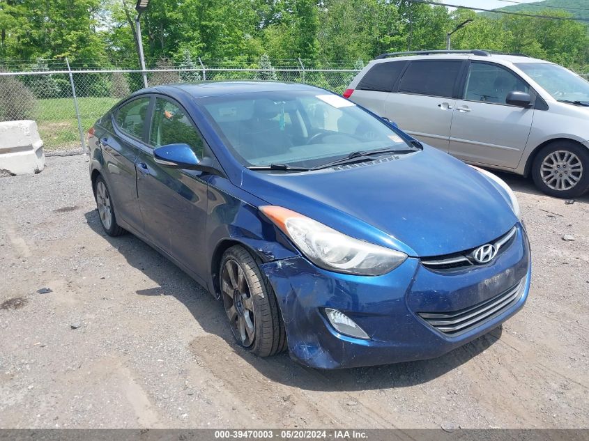 2013 Hyundai Elantra Limited VIN: KMHDH4AE3DU702223 Lot: 39470003