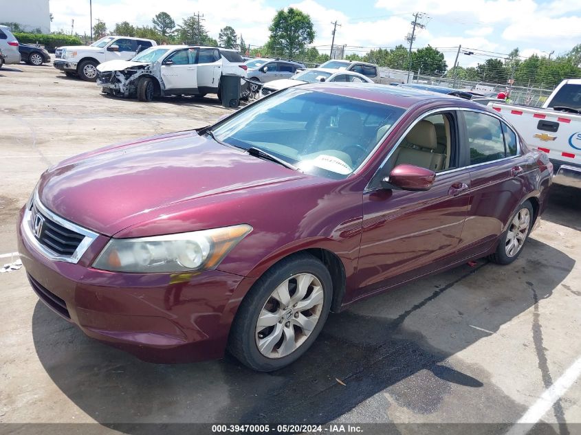 2010 Honda Accord 2.4 Ex-L VIN: 1HGCP2F88AA109756 Lot: 39470005