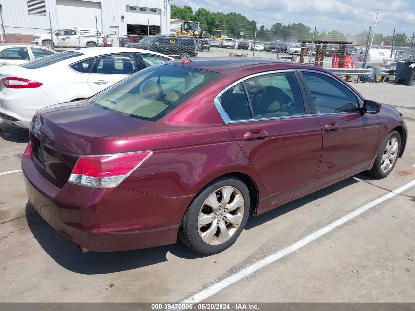 2010 Honda Accord 2.4 Ex-L VIN: 1HGCP2F88AA109756 Lot: 39470005