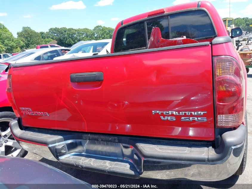 2008 Toyota Tacoma Prerunner V6 VIN: 3TMJU62N98M056208 Lot: 39470023