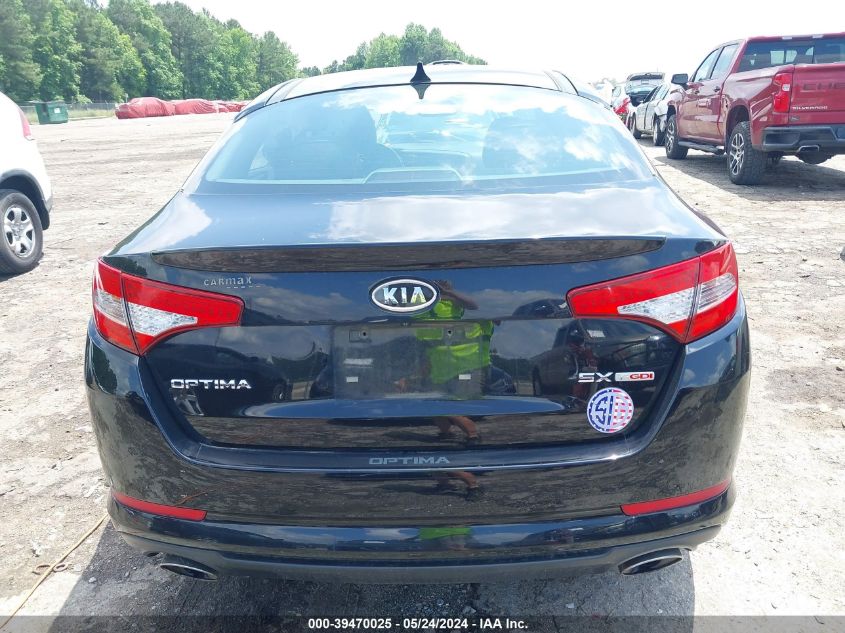 2012 Kia Optima Sx VIN: 5XXGR4A64CG057268 Lot: 39470025