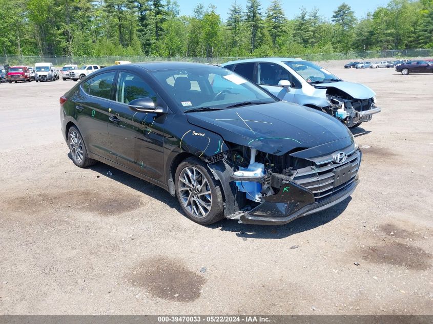 2020 Hyundai Elantra Limited VIN: 5NPD84LF7LH516283 Lot: 39470033