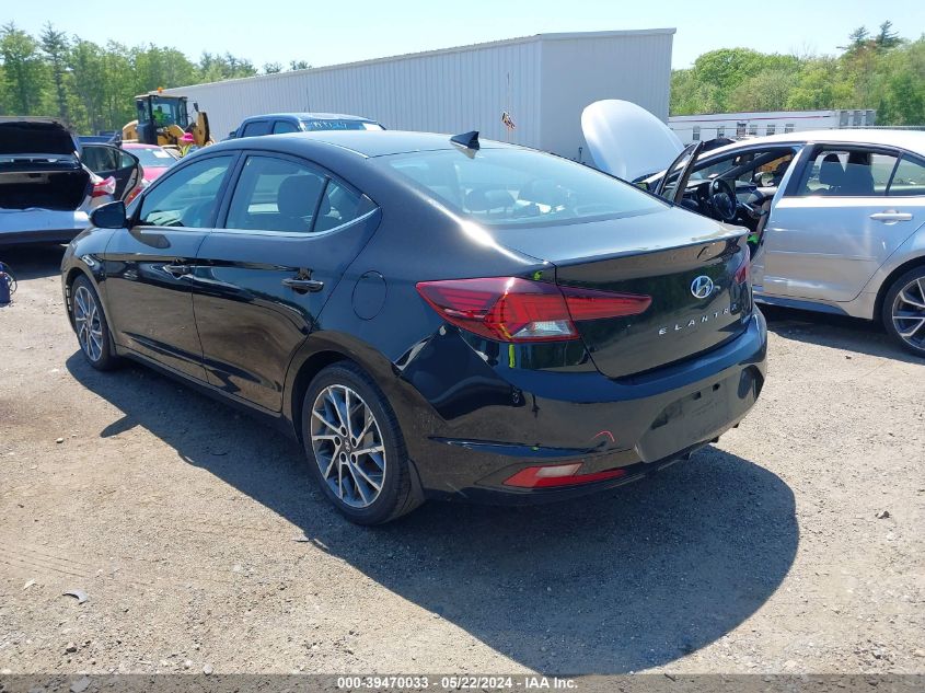 2020 Hyundai Elantra Limited VIN: 5NPD84LF7LH516283 Lot: 39470033