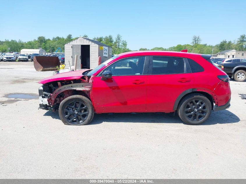 2024 Honda Hr-V Awd Sport/Awd Sport W/O Bsi VIN: 3CZRZ2H54RM716378 Lot: 39470045
