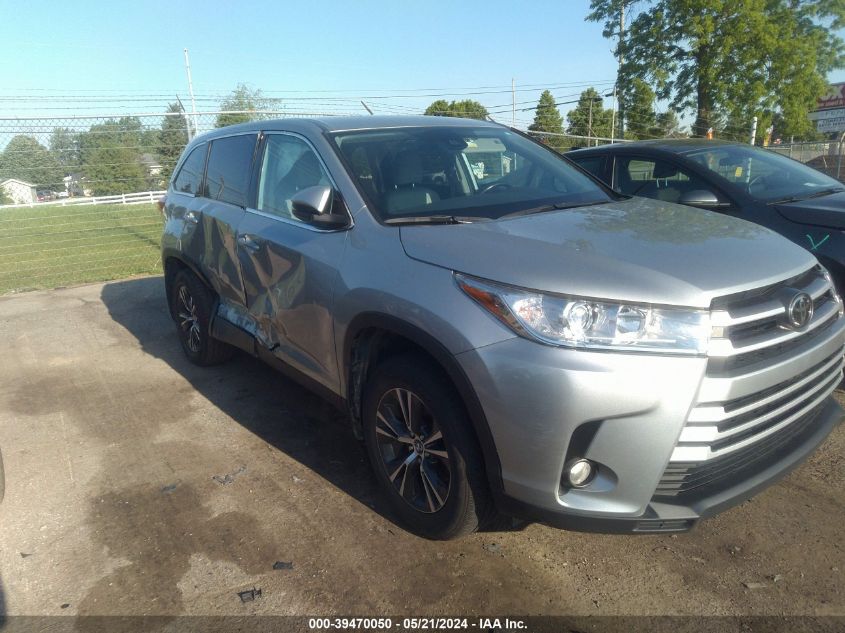 2019 Toyota Highlander Le Plus VIN: 5TDBZRFH6KS727692 Lot: 39470050