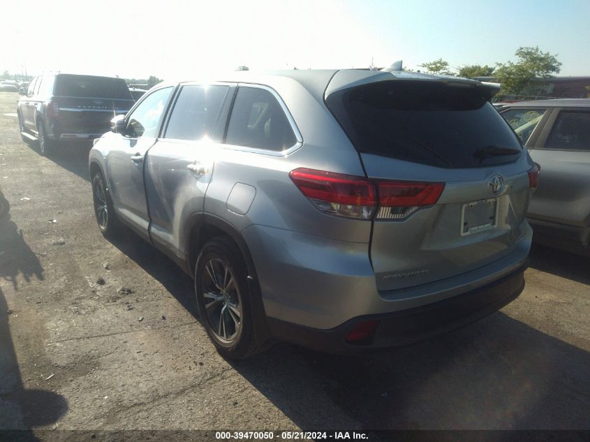 2019 Toyota Highlander Le Plus VIN: 5TDBZRFH6KS727692 Lot: 39470050