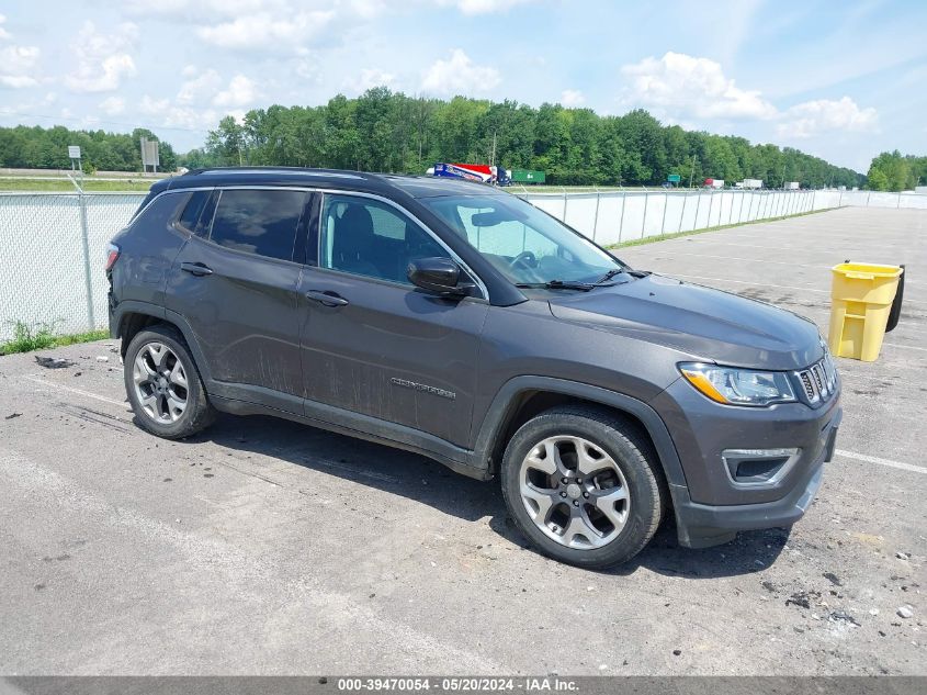 2019 Jeep Compass Limited Fwd VIN: 3C4NJCCB8KT755727 Lot: 39470054