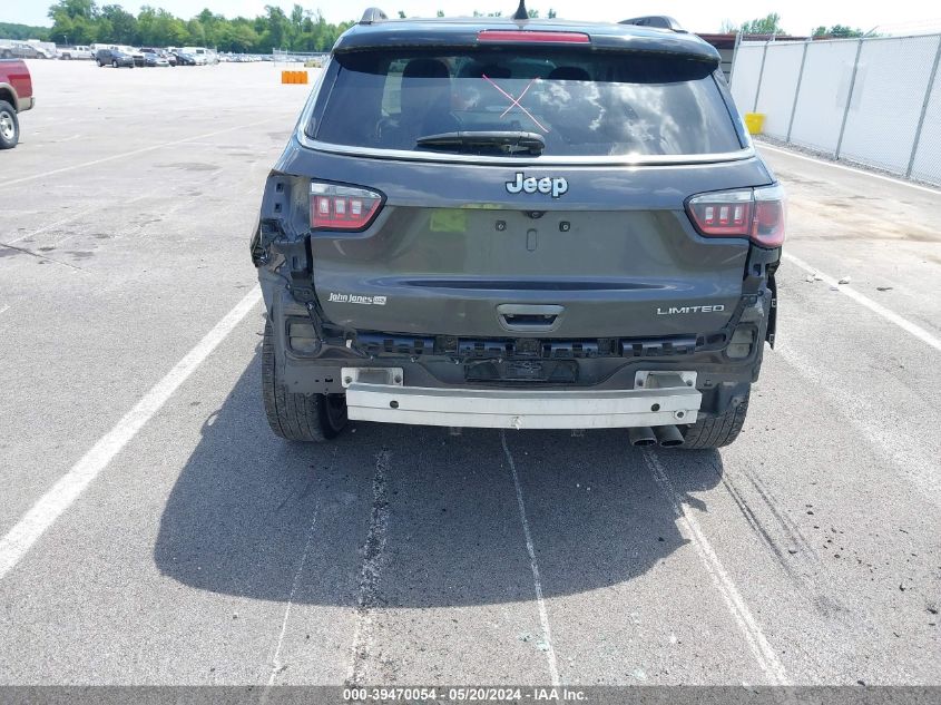 2019 Jeep Compass Limited Fwd VIN: 3C4NJCCB8KT755727 Lot: 39470054