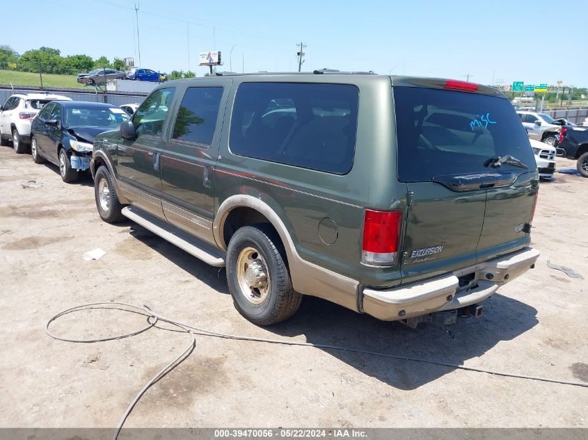 2003 Ford Excursion Eddie Bauer VIN: 1FMNU44P93ED67720 Lot: 39470056